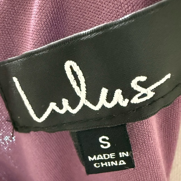 Lulu's Maxi Plum Dress Size Small - Picture 2 of 7